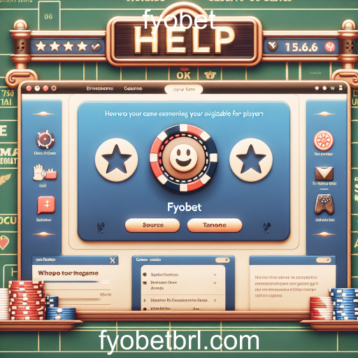 Descubra a Categoria 'Ajuda' no Fyobet: Seu Suporte em Jogos